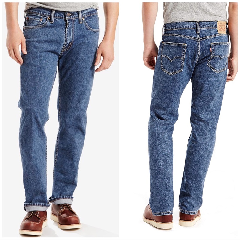 NWT LEVI's 505™ REGULAR FIT MEN'S JEANS 36"34"